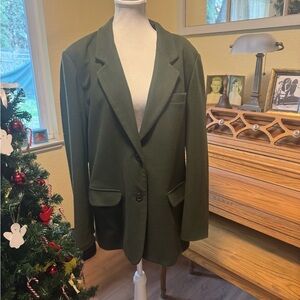 Eddie Bauer Forest Green Women's Blazer